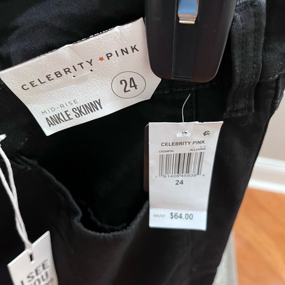 Nwt Celebrity pink black jeans - Picture 5 of 10